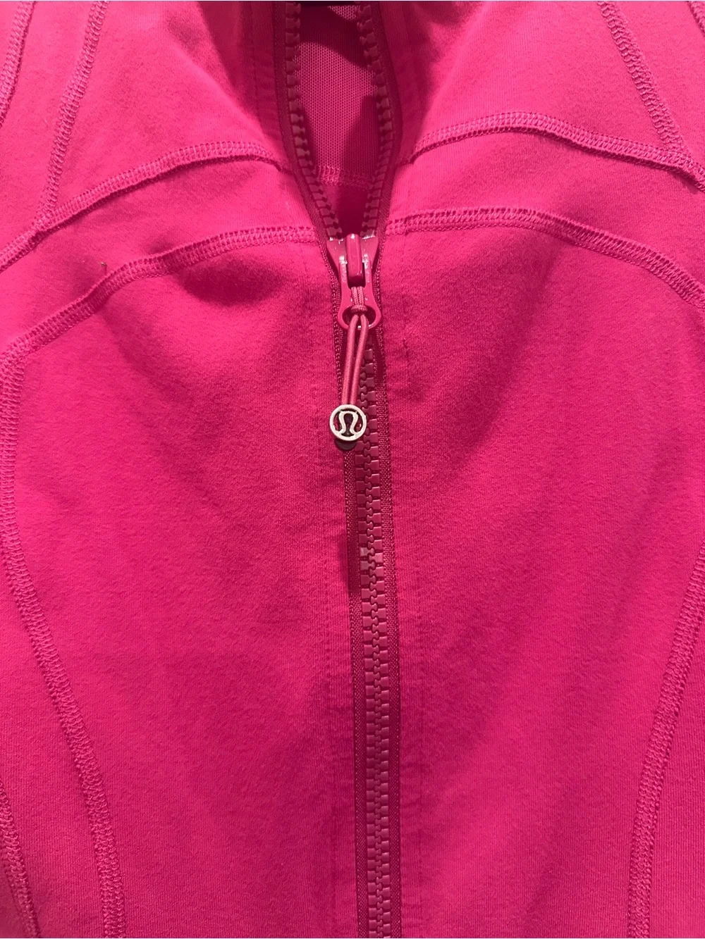 lululemon athletica Raspberry Pink Zip-Up Bomber Jacket